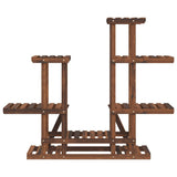 Flower Stand 95x25x96 cm Solid Wood Fir 362861
