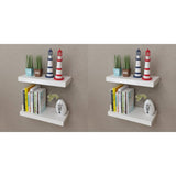 Wall Shelves 4 pcs White 40 cm 275996