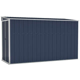 Wall-mounted Garden Shed Anthracite 118x288x178 cm Steel 316227