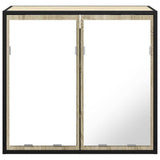 Bathroom Mirror Cabinet Sonoma Oak 65x20x60 cm Engineered Wood 849255