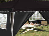 Pop-up Party Tent 575 x 288 x 245 cm Black 42019810