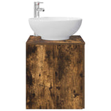 Wall-Mounted Sink Vanity Smoked Oak 49.5 x 44.5 x 66.5 cm 890306
