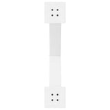 Dining Table Legs X-Shaped 2 pcs White 80x cm Steel 4012981
