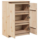 ZNTS Sideboard 60x36x84 cm Solid Pinewood 808108