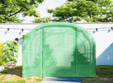 3 x 2 x 2m Polytunnel Greenhouse with Hinged Door, Walk-in Grow House Tent with PE Cover and T3398P377587