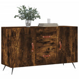 Sideboard Smoked Oak 100x36x60 cm Engineered Wood 828145