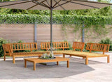 4 Piece Garden Pallet Sofa Set Solid Wood Acacia 3209436