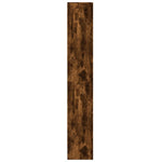 Highboard with LED Smoked Oak 69x32.5x200 cm Engineered Wood 3307909