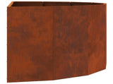 Planter Rusty 120 x 60 x 50 cm Weathering Steel 883709