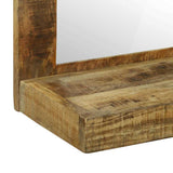 Bathroom Mirror Brown 50 x 22 x 70 cm Solid Mango Wood 4016736