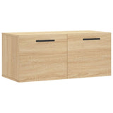 Wall Cabinet Sonoma Oak 80x36.5x35 cm Engineered Wood 830103