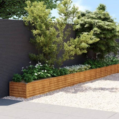 ZNTS Garden Raised Bed 960x50x36 cm Corten Steel 151982