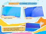4 in 1 Kids Bouncy Castle Extra Large Double Slides & Trampoline Design Inflatable House Pool T3398P348073