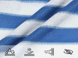Sunshade Sail 6 x 6 x 6 m HDPE Triangular Blue and White 42032919