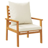 Garden Sofa Chair 2pcs with Cushion Solid Wood Acacia 366375