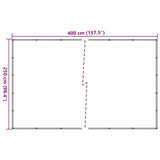 Trailer Net HDPE 2.5x4 m Black 144994