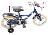 Kids Bike 12 Inches for 2-4 Years Old Dark Blue 42009489