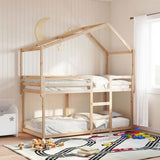 Bunk Bed without Mattress 90x200 cm Solid Wood Pine 3282036