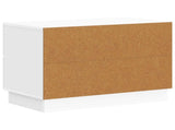 Bedside Cabinet High Gloss White 62 x 34.5 x 44.5 cm 895239