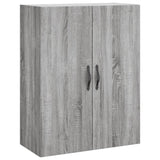 Highboard Grey Sonoma 69.5x34x180 cm Engineered Wood 3198111