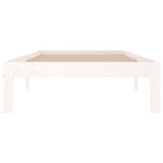Bed Frame without Mattress White 90x190cm Single 810331