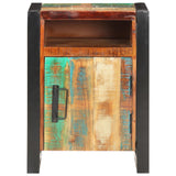 ZNTS Bedside Cabinet 40x35x55 cm Solid Reclaimed Wood 321568