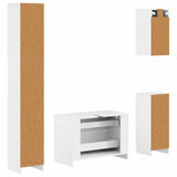 4 Piece Bathroom Cabinet Set UTRECHT High Gloss White 3417976
