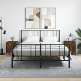 Bedside Cabinets 2 pcs Smoked Oak 40x40x50 cm Engineered Wood 827591