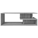 Coffee Table Grey Sonoma 102x55x35 cm Engineered Wood 848015