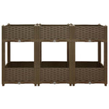 Raised Bed 120x40x71 cm Polypropylene 316521