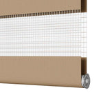 Zebra Blind Sand Brown 120x200 cm Fabric Width 115.9 cm Polyester 4014577