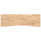 Desk Top Untreated 160x50x2.5 cm Solid Wood Oak Rectangular 4009011