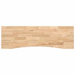 ZNTS Desk Top Untreated 160x50x2.5 cm Solid Wood Oak Rectangular 4009011