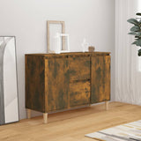 Sideboard Smoked Oak 103.5x35x70 cm Engineered Wood 815162