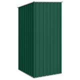 Garden Shed Green Galvanised steel Medium Durable Garden Shed 46289