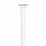 Boat Rope Full White 14 mm 250 m Polypropylene 152571