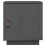 Bedside Cabinets 2 pcs Grey 40x34x45 cm Solid Wood Pine 818280