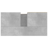 Bathroom Cabinet Concrete Grey 65x33x60 cm Engineered Wood 831600