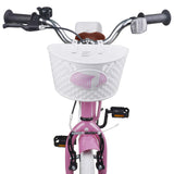 Kids Bike 18 Inches for 5-7 Years Old Light Pink 42009224