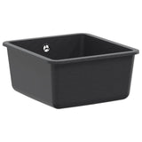 Kitchen Sink Single Basin Granite 42 x 46 x 31 cm Graphite 42053754