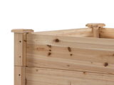 470L Raised Garden Bed, 3-Tier Planter Kit, Elevated Wooden Planters for Garden, Yard & Patio, x T3398P314695