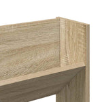 Wall Shoe Cabinets 2 pcs Sonoma Oak 80x18x60cm Engineered Wood 806748