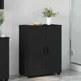 Bathroom Cabinet Black 60 x 35 x 80 cm Engineered wood & Metal 883305