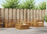 Sectional Sofa Set 6 pcs Natural Solid Acacia Wood 3374834