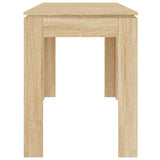 Dining Table Sonoma Oak 120x60x76 cm Engineered Wood 800759