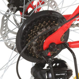 Mountain Bike 21 Speed 27.5 inch Wheel 42 cm Red 3067217