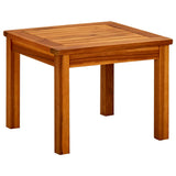 316394 Garden Coffee Table 45x45x36 cm Solid Acacia Wood