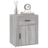 ZNTS Bedside Cabinet Grey Sonoma 50x36x60 cm Engineered Wood 816726