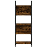 Bookshelf 5-Tier Smoked Oak 60.5x24x166.5 cm Engineered Wood 838865