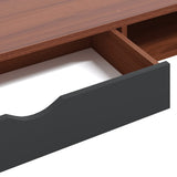 Computer Desk with Drawer Brown 110x50x75 cm Engineered Wood 358621